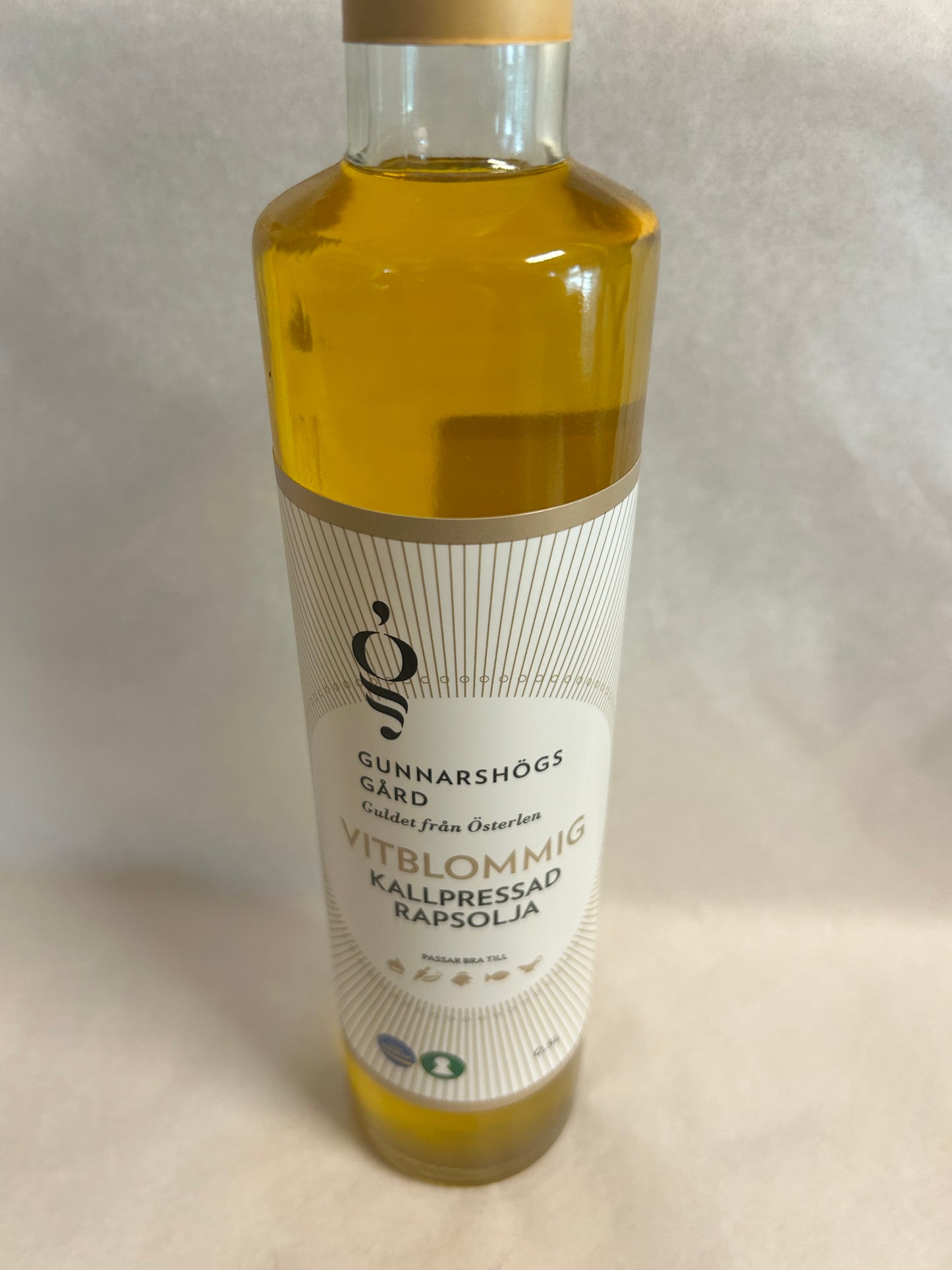 Vitblommig Kallpressad Rapsolja