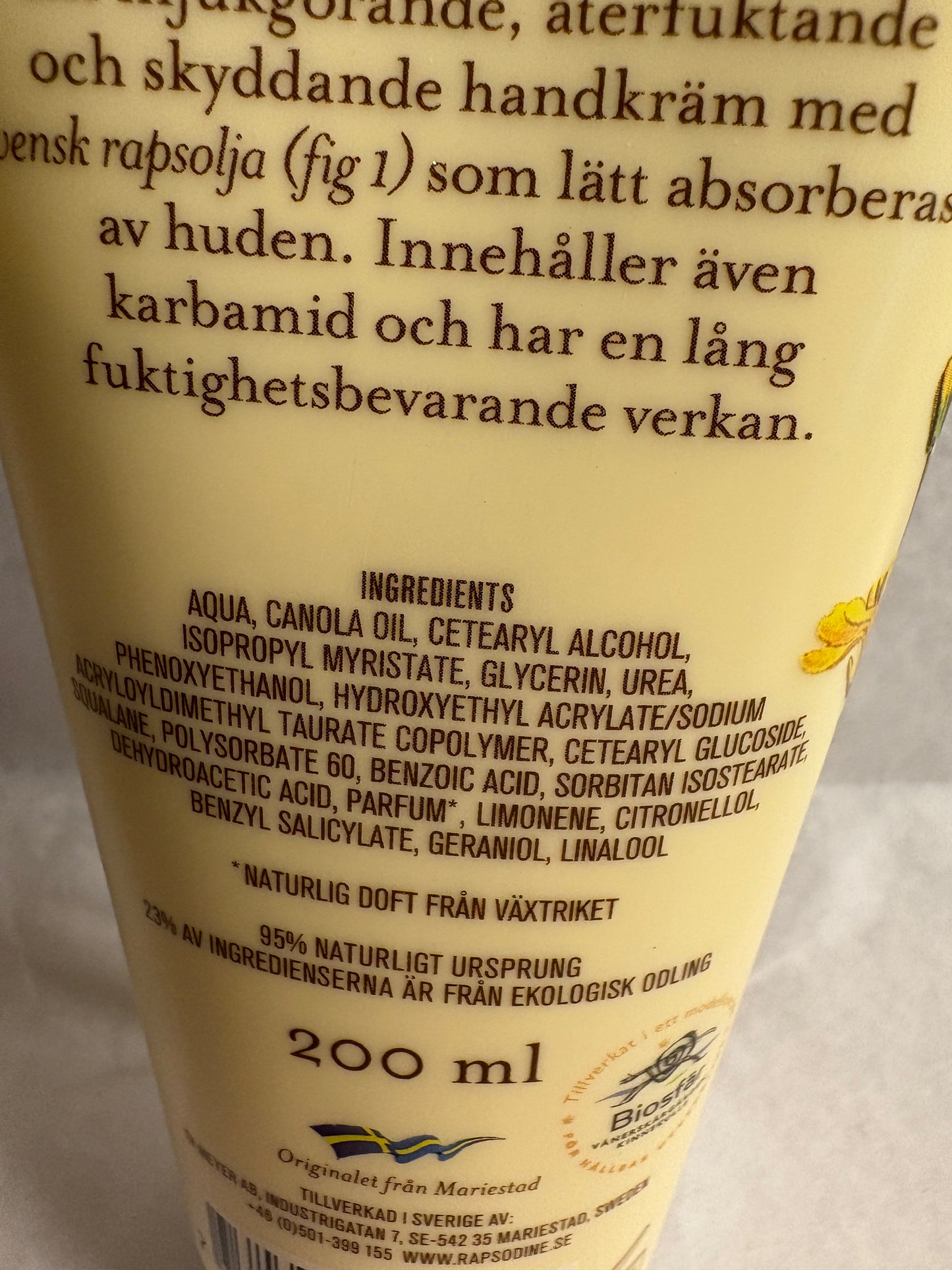 Rapsodine - Handkräm 200ml