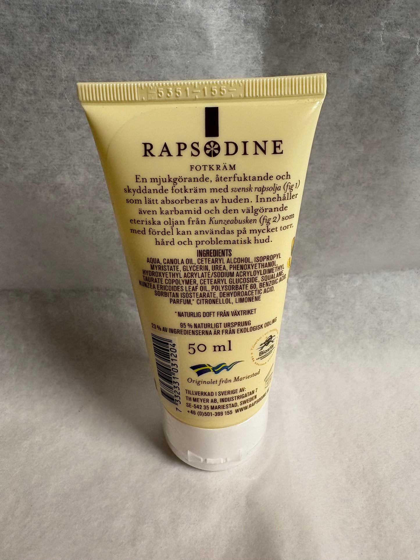 Rapsodine - Fotkräm