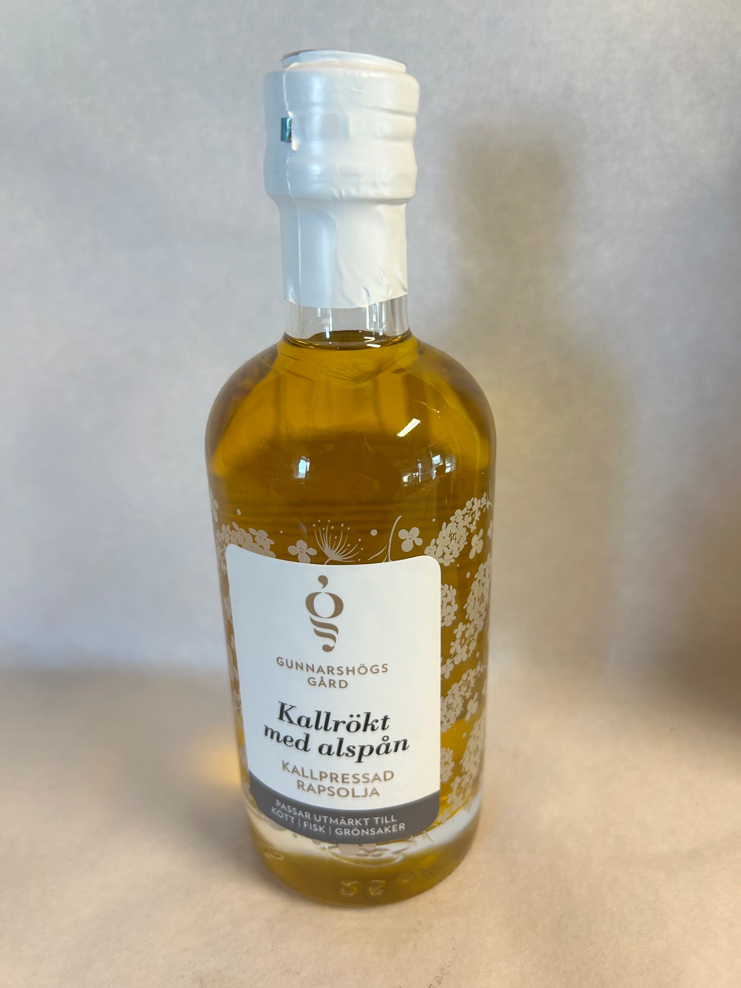 Kallrökt med Alspån - Kallpressad Rapsolja