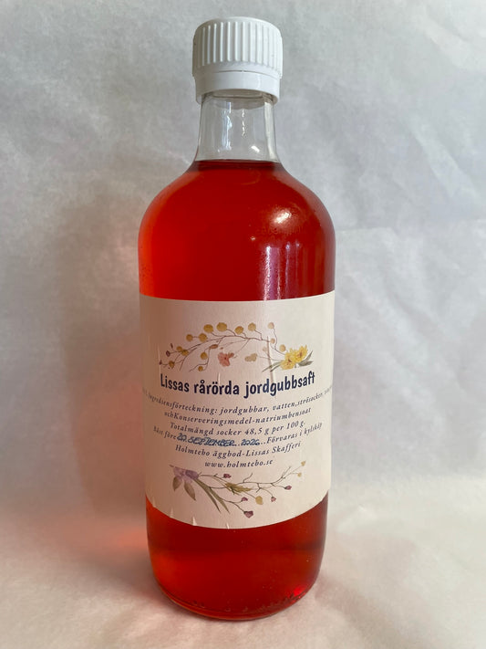 Lissas Råröda Jordgubbsaft