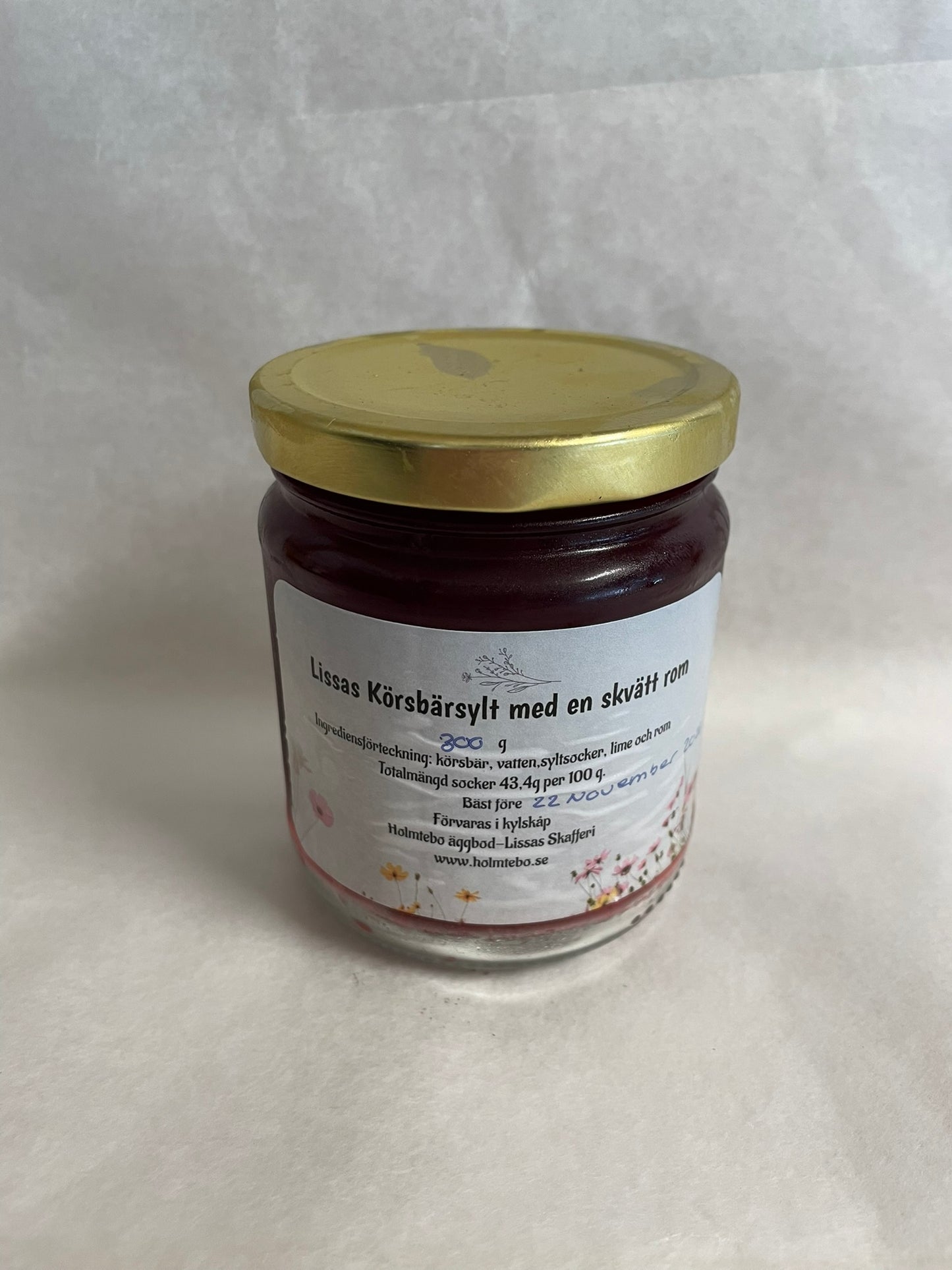 Lissas Körsbärsylt med en skvätt rom