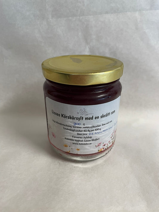 Lissas Körsbärsylt med en skvätt rom